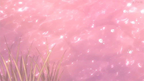 anime aesthetic gif pastel pink GIF by P O P P Y