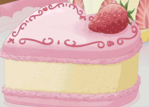 anime gif aesthetic cake 221950762015202 by @pudding-chan
