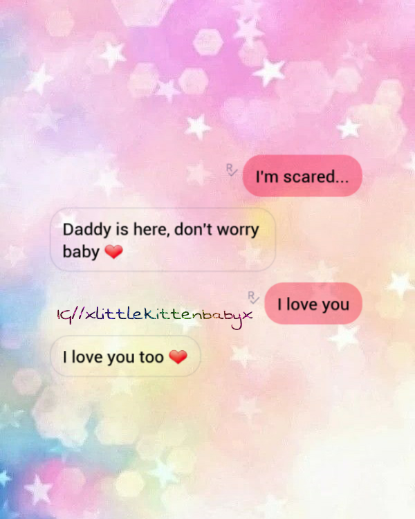 This visual is about ddlg #ddlg Mine and daddy's conversation.