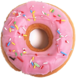 donut pink stickers sprinkles freetoedit sticker by @heycloo
